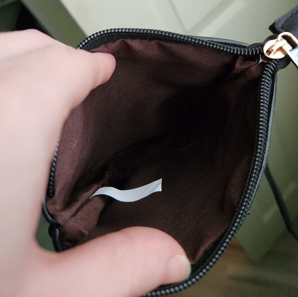 NWT Moda West black crossbody purse - Picture 5 of 6